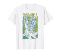 Attack on Titan Colossal Titan Kanji Manga Green Epic Poster T-Shirt