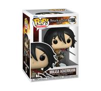 Attack On Titan Pop Funko Vinyl Figure 1166 Mikasa Ackerman W/Swords 9Cm Sealed