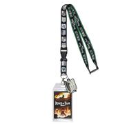 Attack On Titan Reversible ID Lanyard Breakaway Badge Holder with 2" Survey Corps Rubber Charm