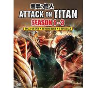 Attack On Titan Season 1+2+3 +6 SP, Lost Girls & Junior High English Dubbed