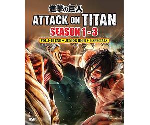 Attack On Titan Season 1+2+3 +6 SP, Lost Girls & Junior High English Dubbed