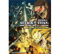 ATTACK ON TITAN SEASON 1-3 + FINAL (PART 1 & 2) + JUNIOR HIGH + 9 SPECIALS + 2 MOVIE /w Dual Audio