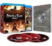 ATTACK ON TITAN SEASON ONE PART ONE COLLECTOR'S EDITION Blu-ray UK Release R2
