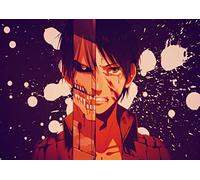 Attack on Titans v2 Anime Poster Art Glossy Poster (A4 210 × 297 mm)
