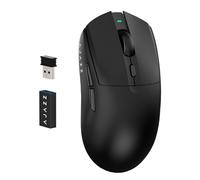 ATTACK SHARK AJ139 G Pro Gaming Mouse Ultra-Lightweight 59g with Type C Wired USB Receiver up to 26000DPI 6 Programmable Button Ergonomic Symmetric for PS4 Xbox PC Mac Gamer(Black)
