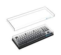 ATTACK SHARK Clear Acrylic Keyboard Dust Cover Waterproof Cover for 87 Keys Gaming Keyboard,12.9 * 5 * 0.9in,Compatible with Size Below 87 Keys,Anti-Knock -Transparent