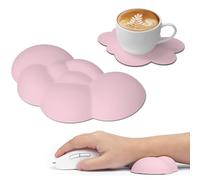 ATTACK SHARK Cloud Wrist Rest with Coaster, Keyboard Mouse Wrist Support