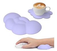 ATTACK SHARK Cloud Wrist Rest with Coaster, Keyboard Mouse Wrist Support