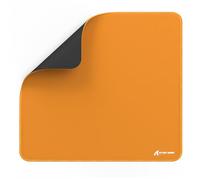 ATTACK SHARK CM02 eSports Gaming Mouse Pad, Water Resistant Coating Large Mouse Mat, Fine Sand-Like Texture Surface, Non-Slip Rubber Base, Micro-Knit Stitched Edges, 450x400x4mm - Orange