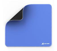 ATTACK SHARK CM02 eSports Gaming Mouse Pad, Water Resistant Coating Large Mouse Mat, Fine Sand-Like Texture Surface, Non-Slip Rubber Base, Micro-Knit Stitched Edges,450x400x4mm-Blue