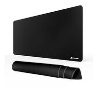 ATTACK SHARK CM02PRO Esports Gaming Mouse pad, Anti-wear Extended Desk Pad,Water Resistant Coating Large Mouse Mat with Anti-slip Base,Stitched Edges 900x400x4mm (Black)