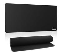 ATTACK SHARK CM02PRO eSports Gaming Mouse Pad Large Mouse Mat-Black | Water Resistant Coating Desk Pad, Fine Sand-Like Texture Surface, Anti-slip Bottom, Micro-Knit Stitched Edges, 900x395x4mm