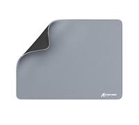 ATTACK SHARK CM02SE eSports Gaming Mouse Pad, Water Resistant Coating Large Mouse Mat, Fine Sand-Like Texture Surface, Slip-Resistant Bottom, Micro-Knit Stitched Edges, 405x305x4mm - Gray