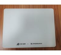 ATTACK SHARK CM05SE Glass Gaming Mouse Pad, 16.14x12.20x0.2in Mouse Mat, Non Slip 9H Hard Mousepads, Nano-Textured Glass Surface with Improved Precision and Speed for FPS Players-White
