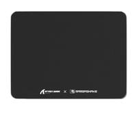 ATTACK SHARK CM05SE Tempered Glass Mouse Pad, 9H Hardness Anti-Scratch, Nano Etched Ultra-Smooth Surface, Non-Slip PU Base, High Accuracy, Fast-Moving, 410×310×5mm for Esports/Office - Black
