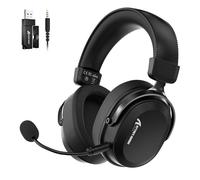 ATTACK SHARK L30PRO Wireless Gaming Headset, 7.1 Surround Sound, EQ Modes, 50mm Drivers, Tri-Mode Connectivity, 1100mAh Battery, Over-Ear Headset with Detachable Noise-Cancelling Mic for PC -Black