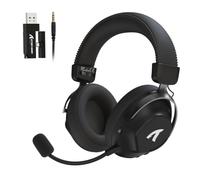 ATTACK SHARK L50PRO Gaming Headset, 3-Mode 2.4G Wireless/Bluetooth/3.5mm Wired Headphones, 20ms Low Latency, Detachable Noise Cancelling Mic, 53mm Driver, 7.1 Surround Sound for PC PS5 Switch Laptop