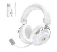 ATTACK SHARK L50PRO Gaming Headset, 3-Mode 2.4G Wireless/Bluetooth/3.5mm Wired Headphones, 20ms Low Latency, Detachable Noise Cancelling Mic, 53mm Driver, 7.1 Surround Sound for PC PS5 Switch Laptop