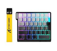 ATTACK SHARK M36 HE One-Handed Magnetic Switch Keyboard 8000Hz Polling Rate, 0.01mm RT, 5-Layer Noise Reduction HIFI Sound,128K Scan Rate, 0.125MS Low Latency Portable Wired RGB Gaming Keyboard