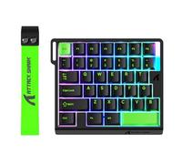 ATTACK SHARK M36 HE One-Handed Magnetic Switch Keyboard 8000Hz Polling Rate, 0.01mm RT, 5-Layer Noise Reduction HIFI Sound,128K Scan Rate, 0.125MS Low Latency Portable Wired RGB Gaming Keyboard