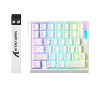 ATTACK SHARK M36 HE One-Handed Magnetic Switch Keyboard 8000Hz Polling Rate, 0.01mm RT, 5-Layer Noise Reduction HIFI Sound,128K Scan Rate, 0.125MS Low Latency Portable Wired RGB Gaming Keyboard