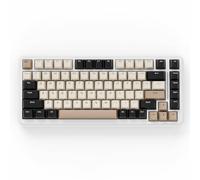 ATTACK SHARK M86 Gasket Mechanical Keyboard, 75% Tri-Mode(BT/2.4G/USB-C) Wireless RGB Gaming Keyboard, Hot Swappable Custom Keyboard, Pre-lubed Linear Switches, PBT Keycaps, 4000mAh(White Cheese)