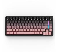ATTACK SHARK M86 Gasket Mechanical Keyboard, 75% Tri-Mode(BT/2.4G/USB-C) Wireless RGB Gaming Keyboard, Side printed Hot Swappable Custom Keyboard, Pre-lubed Linear Switches, 4000mAh(Pink Gradient)