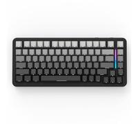 ATTACK SHARK M86 Gasket Mechanical Keyboard, 75% Tri-Mode(BT/2.4G/USB-C) Wireless RGB Gaming Keyboard, Side Engraved Hot Swappable Custom Keyboard, Pre-lubed Linear Switches, 4000mAh(Black Gradient)