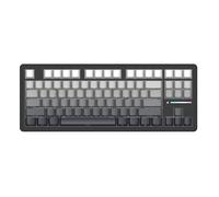 ATTACK SHARK M87 PRO Wireless Mechanical Gaming Keyboard,Hot Swappable Gasket RGB Custom Keyboard,Linear Switch&Side Printed PBT Keycaps,BT5.0/2.4Ghz/Type-C,5000mAh Battery for Win Mac(Moonlight)