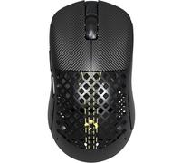 ATTACK SHARK MAMBASNAKE M2 Carbon Fiber Wireless Gaming Mouse, 41g Ultralight, PixArt PAW3395PRO Sensor, Up to 40000 DPI, 100M Clicks, 2.4G/BT/USB-C Wired, for PC/Xbox/PS/Mac - Black (with Grip Tape)