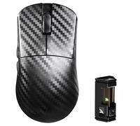 ATTACK SHARK R11 Ultra 8K Carbon Fiber Wireless Gaming Mouse,PAW3950 MAX Sensor,49g Ultra-Lightweight,Nordic 52840 MCU Chip,42000 DPI,Wired/BT/2.4GHz Wirelss Programmable Mouse for PC/Mac(Wave)