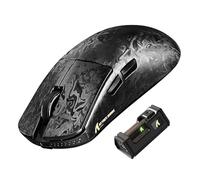 ATTACK SHARK R11 ULTRA Carbon Fiber 8000Hz Wireless Gaming Mouse, 49g SUPERLIGHT, 42000 DPI, 20000 FPS, PAW3950MAX, Nordic 52840 Chip, Ice-Feel Coating, BT/2.4G/Wired Mice, for PC/Mac, Forged Black