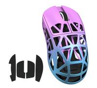 ATTACK SHARK R2 Magnesium Alloy Gaming Mouse, PixArt PAW3950 Sensor, Wireless 8K, 48g Superlight, BT/2.4G/Wired, Adjustable DPI 42000, Purple - Win11/Xbox/PS/Mac