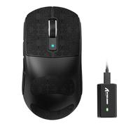 ATTACK SHARK R6 39g Wireless Gaming Mouse,PixArt PAW3950MAX Sensor,Black B | SUPERLIGHT,8000Hz Polling rate, Nordic 52840 MCU, BT/2.4G Wireless/Wired, Adjustable DPI up to 42000,100M Clicks, Xbox/PC/Mac