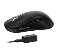 ATTACK SHARK R6 Wireless 8KHz Gaming Mouse, SUPERLIGHT 39g, Nordic 52840 MCU, PixArt PAW3950MAX Gaming Sensor, BT/2.4G /Wired, Adjustable DPI 42000, Optical Microswitches (100M Clicks), PC/Mac(Black)