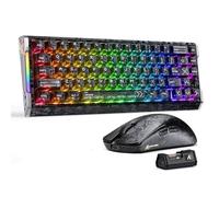 ATTACK SHARK R68HE & R11 Ultra Gaming Keyboard Mouse Combo - Ink/Black Ink + Tape