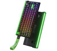 ATTACK SHARK R85 HE Rapid Trigger Keyboard Magnetic Switch with Custom Lightbox, 75% Wired Mechanical Keyboard, 8KHz Polling Rate, 0.005mm RT Accuracy, Support RT/Snap Tap/DKS/MT/TGL-Fluorescent Green