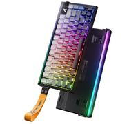 ATTACK SHARK R85 HE Wired 75% Rapid Trigger Mechanical RGB Gaming Keyboard with Custom Lightbox,8KHz Polling Rate,0.005mm RT Accuracy,0.08MS Latency,Hall Effect,Magnetic Switch,Driver for PC-Moonlight