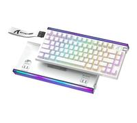 ATTACK SHARK R85HE Wired 75% RT Mechanical RGB Gaming Keyboard-WhiteContour