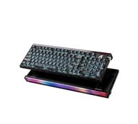 ATTACK SHARK R98 HE 8000Hz Wired Hall Effect Gaming Keyboard,0.005mm Rapid Trigger,98% Layout,Adjustable Actuation,Hot-Swappable Magnetic Switches,Web Driver,RGB Lightbox,Carbon Fiber Keycaps,Ink