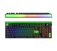 ATTACK SHARK R98HE RT 8000Hz Wired Mechanical Gaming Keyboard, Green | Hot Swappable Hall Effect Magnetic Switch,0.005mm Accuracy,0.08ms Latency,RGB Lightbox, Carbon Fiber, Web Driver for PC Mac