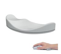 ATTACK SHARK Silicone Soft Comfortable Mouse Wrist Rest, Ergonomic Mouse Wrist Support, Smooth Glide, Durable Lightweight and Portable, Suitable for Home, Office and Gaming - Grey Right Hand