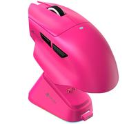 ATTACK SHARK V6 65g SUPERLIGHT Mouse with Magnetic Charging Dock, PixArt PAW3311 Gaming Sensor, 25000 DPI, 500 mAh Battery, BT/Wireless/Wired Ergonomic Mice with Thumb Rest, for Win11/Xbox/PS/Mac