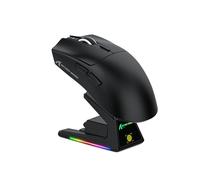 ATTACK SHARK X1 Gaming Mouse with Touchpad RGB Charging Dock, PixArt PAW3395PRO Gaming Sensor, BT/2.4G Wireless/Wired Gaming Mouse, 40000 DPI, 53g Superlight Gamer Mice for Win11/Xbox/PS/Mac (Black)