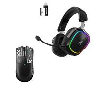 ATTACK SHARK X11 SE Wireless Gaming Mouse & G800 Wireless Gaming Headset, 1000mAh, 20ms latency, 3Modes(2.4G/BT/Wried)