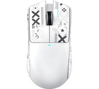 ATTACK SHARK X11 SE Wireless Gaming Mouse, PixArt PAW3311 Gaming Sensor, BT/2.4G Wireless/Wired, 22000 DPI, 65 Hours Battery, Office Mice Gamer Mice for Win11/Xbox/PS/Mac (White+Tape)