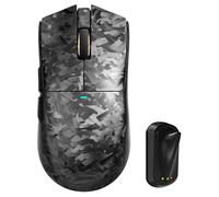 ATTACK SHARK X11 Ultra 8K Carbon Fiber Wireless Gaming Mouse with 42000 DPI-PAW3950 MAX Sensor-59g Lightweight,Nordic 54L15 MCU Chip,Wired/BT/2.4Ghz,100 Million Clicks,Programmable for PC Mac(Black)