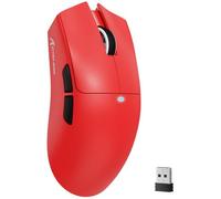 ATTACK SHARK X11SE Wireless Gaming Mouse, 63g Superlight With PixArt PAW3311 Sensor, 22000 DPI, Tri-Mode BT/2.4Ghz/Wired, 1000Hz Polling rate, 300mAh Battery, Dual Driver, for PC/Xbox/PS/Mac (Red)