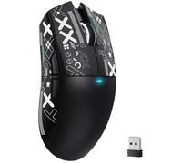 ATTACK SHARK X11SE Wireless Gaming Mouse, 63g Superlight With PixArt PAW3311 Sensor, 22000 DPI, Tri-Mode BT/2.4Ghz/Wired, 1000Hz Polling rate, 300mAh Battery, Dual Driver, for PC/Xbox/PS/Mac (Black)