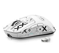 ATTACK SHARK X3 49g Super Light Mouse with Ribbon, PixArt PAW3395 Sensor, BT/2.4G, 6 Adjustable DPI 26000, 200 Hours Battery
